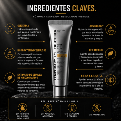 Crema de contorno de ojos tensor